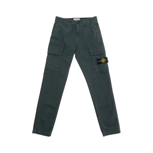 Stone Island Junior Compass-Badge Tapered-Leg Trousers