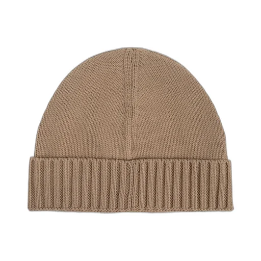 Stone Island Junior Logo Patch Ribbed Beanie