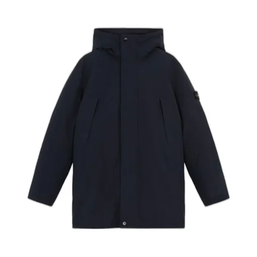 Stone Island Junior Compass Patch Hooded Jacket