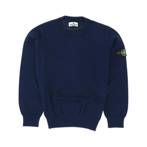 Stone Island Junior Logo-Patch Long-Sleeved Sweatshirt