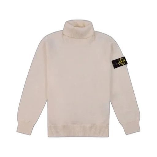 Stone Island Junior Compass-Badge Roll-Neck Jumper