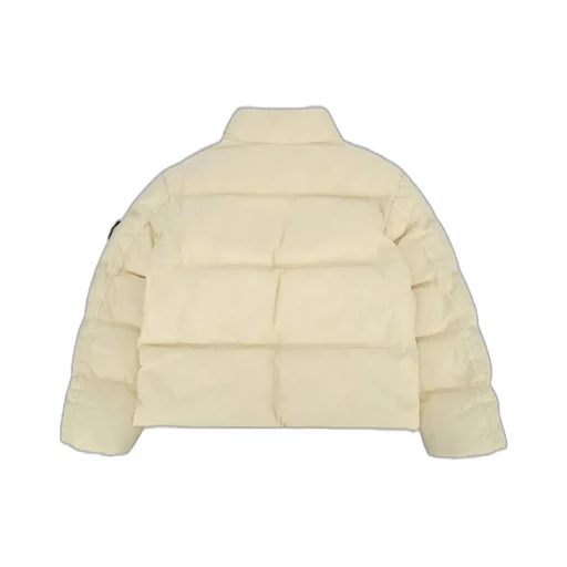 Stone Island Junior Logo Patch Zip-Up Jacket
