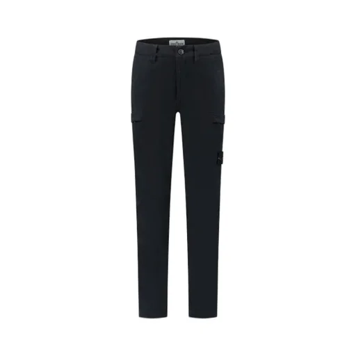 Stone Island Junior Logo Patch Pants
