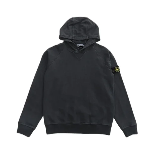 Stone Island Junior Compass-Badge Long-Sleeved Hoodie