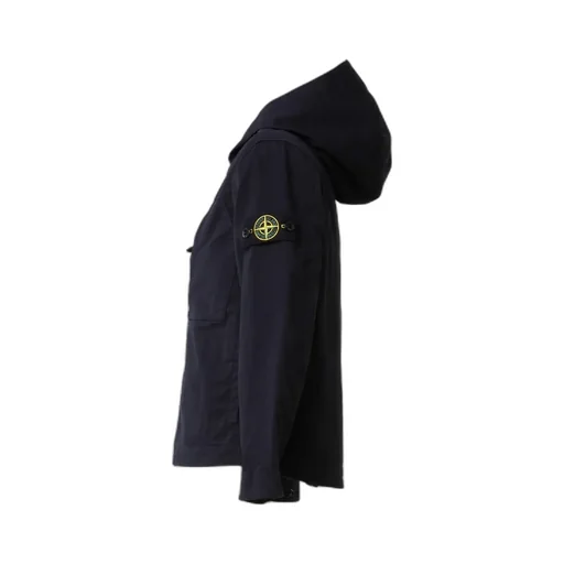 Stone Island Junior Logo Patch Zip-Up Jacket