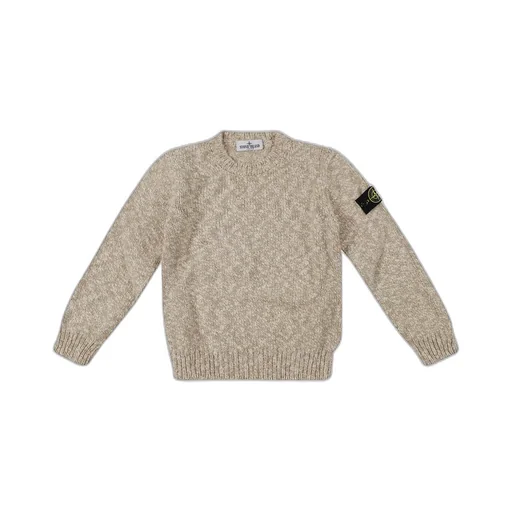 Stone Island Junior Logo Patch Crewneck Jumper