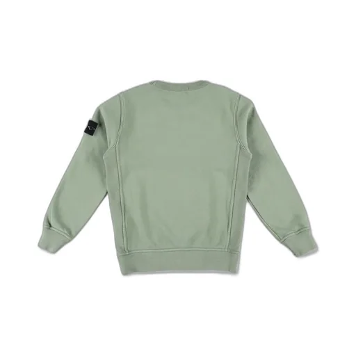 Stone Island Junior Compass Patch Crewneck Sweatshirt