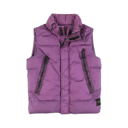 Stone Island Junior Logo Patch Sleeveless Padded Gilet