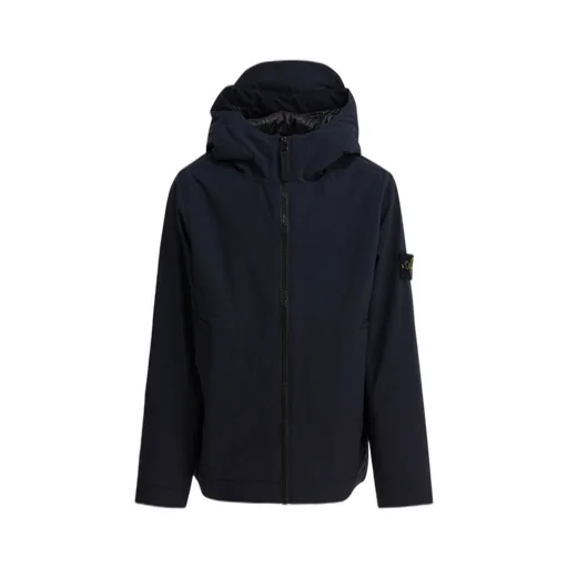 Stone Island Junior Compass Patch Hooded Jacket
