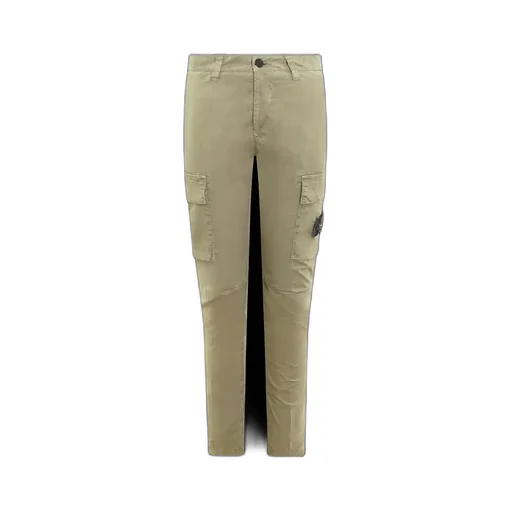 Stone Island Junior Compass Patch Cargo Trousers