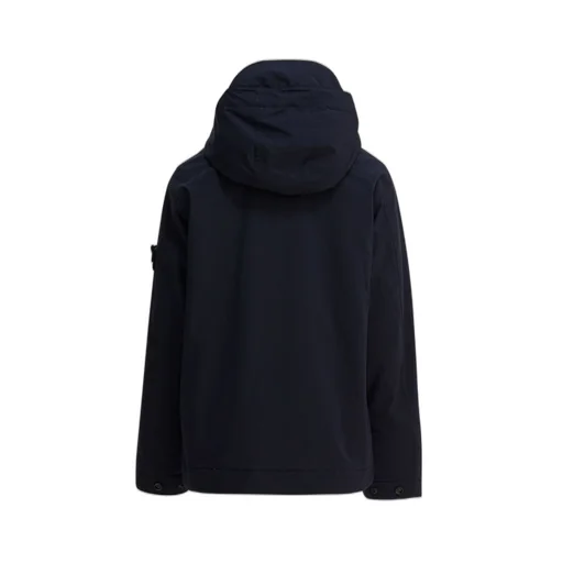 Stone Island Junior Compass Patch Hooded Jacket