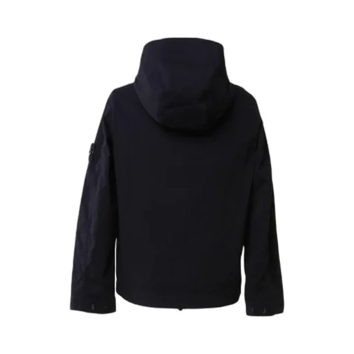 Stone Island Junior Logo Patch Zip-Up Jacket