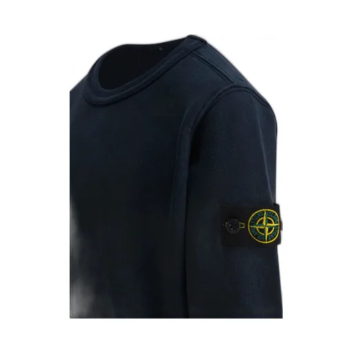 Stone Island Junior Compass Patch Crewneck Sweatshirt