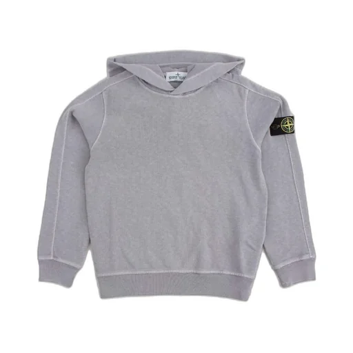 Stone Island Junior Compass Badge Jersey Hoodie