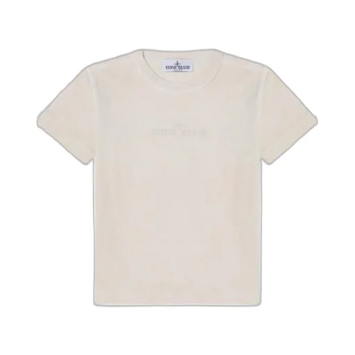 Stone Island Junior Logo Printed Crewneck T-Shirt