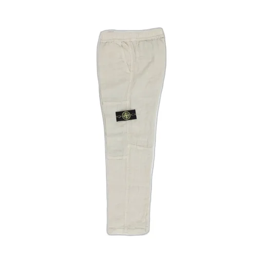 Stone Island Junior Logo Patch Straight-Leg Pants