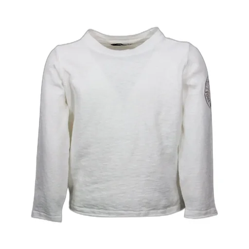Stone Island Junior Compass Embroidered Long-Sleeved T-Shirt