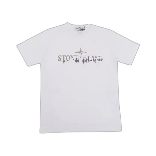 Stone Island Junior Logo Printed Crewneck T-Shirt