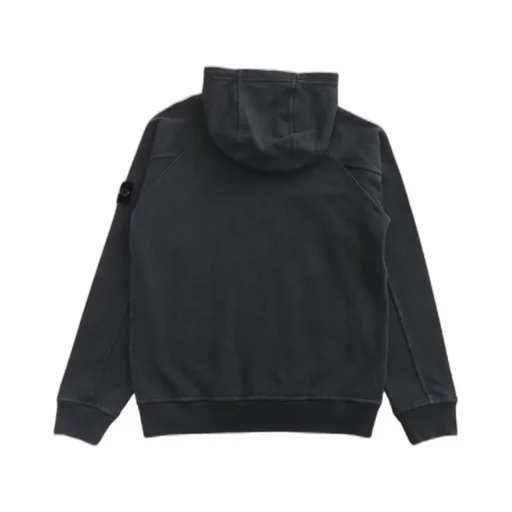 Stone Island Junior Compass-Badge Long-Sleeved Hoodie