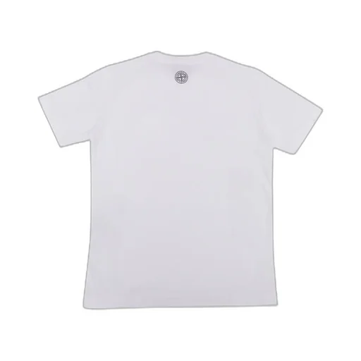 Stone Island Junior Logo Printed Crewneck T-Shirt