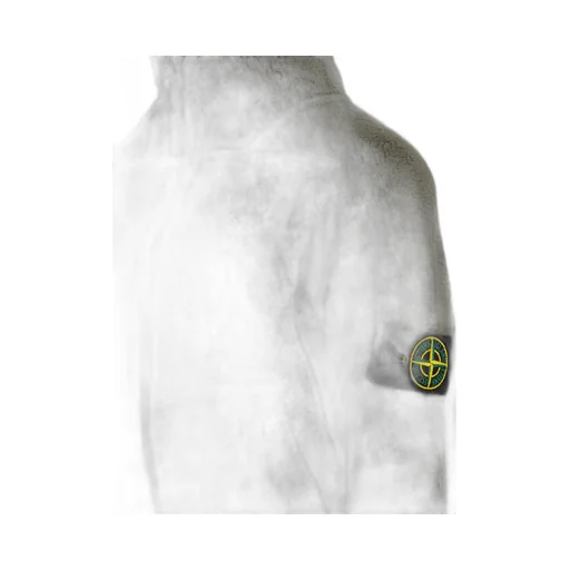 Stone Island Junior Logo Patch Zip-Up Fleece Jacket