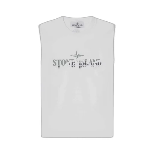 Stone Island Junior Logo Printed Crewneck T-Shirt