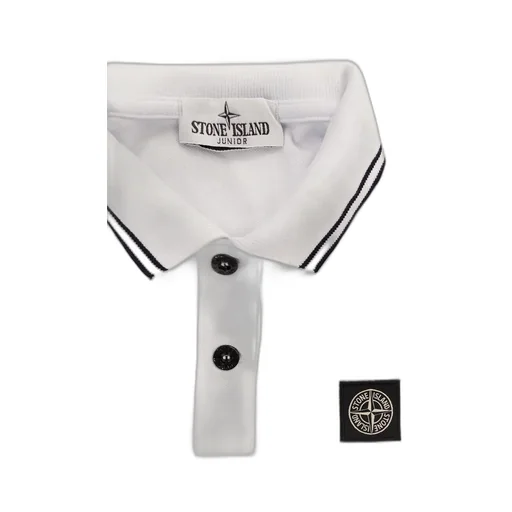 Stone Island Junior Logo Patch Polo Shirt