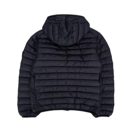 Stone Island Junior Compass-Motif Zipped Padded Jacket