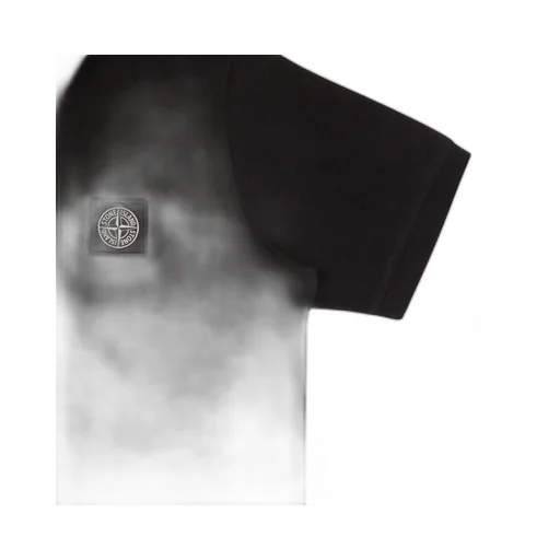 Stone Island Junior Logo Patch Buttoned Polo Shirt
