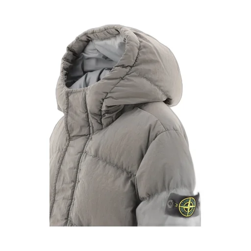 Stone Island Junior Compass-Badge Quilted Jacket