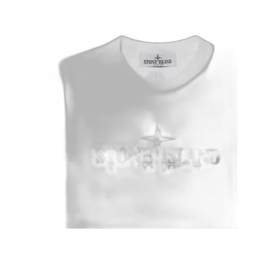 Stone Island Junior Logo Printed Crewneck T-Shirt