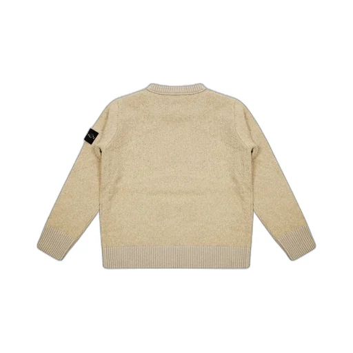 Stone Island Junior Compass Patch Crewneck Jumper