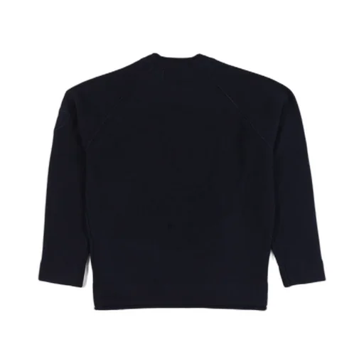 Stone Island Junior Logo Embroidered Knitted Jumper