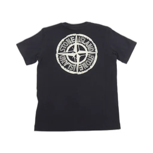Stone Island Junior Compass Printed Crewneck T-Shirt