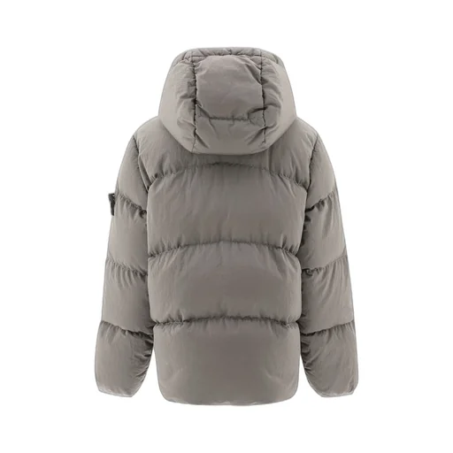Stone Island Junior Compass-Badge Quilted Jacket