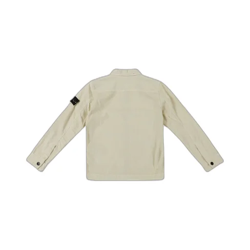 Stone Island Junior Logo Patch Zip-Up Jacket