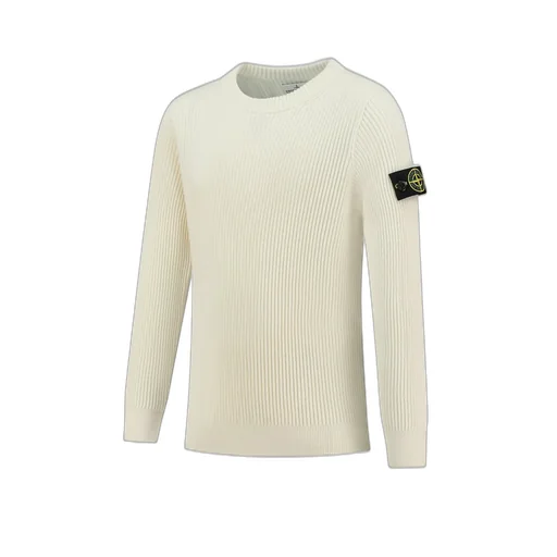 Stone Island Junior Ribbed Knit Jumper