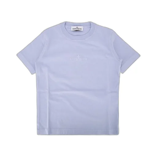 Stone Island Junior Logo Embroidered Crewneck T-Shirt