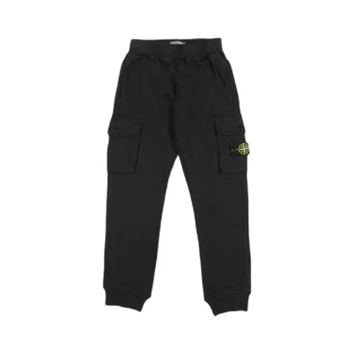 Stone Island Junior Logo-Patch Tapered Trousers