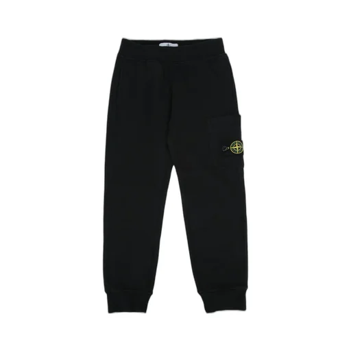 Stone Island Junior Compass-Badge Straight Leg Track Pants