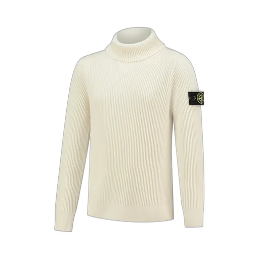 Stone Island Junior Compass-Patch Roll-Neck Jumper