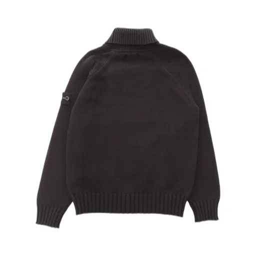 Stone Island Junior Logo Patch Knitted Jumper