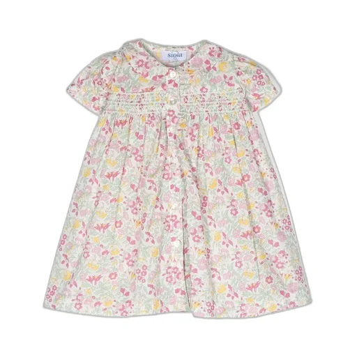 Siola Floral-Printed Short-Sleeved Dress