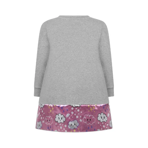 Simonetta Panelled Long-Sleeved Dress