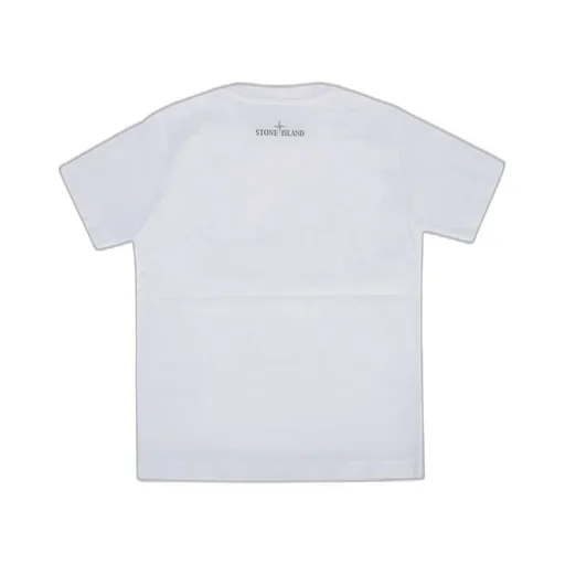 Stone Island Junior Compass Printed Crewneck T-Shirt