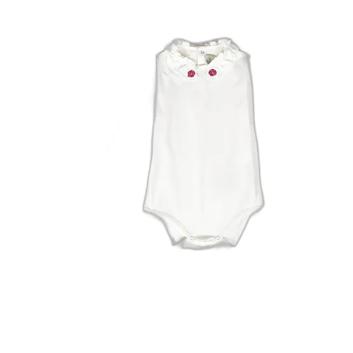 Simonetta Ruffled Long-Sleeved Romper