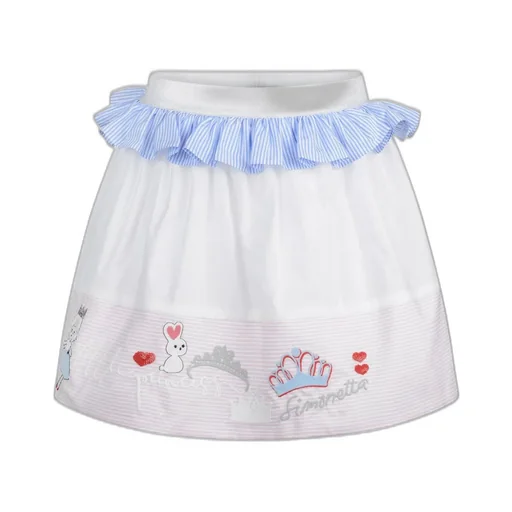 Simonetta Striped Mini Skirt