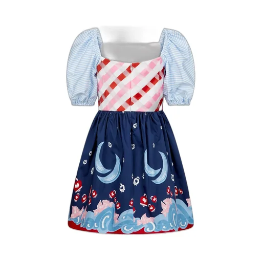 Simonetta All-Over Printed Flared Dress