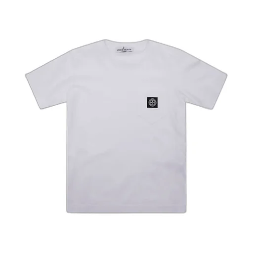 Stone Island Junior Logo Patch Crewneck T-Shirt