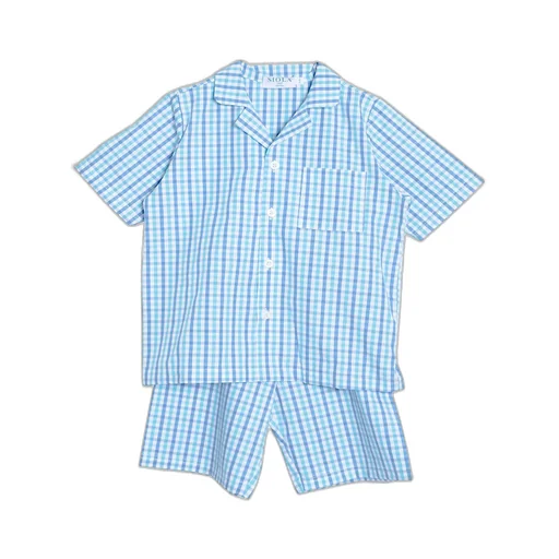 Siola Checked Two-Piece Pajamas
